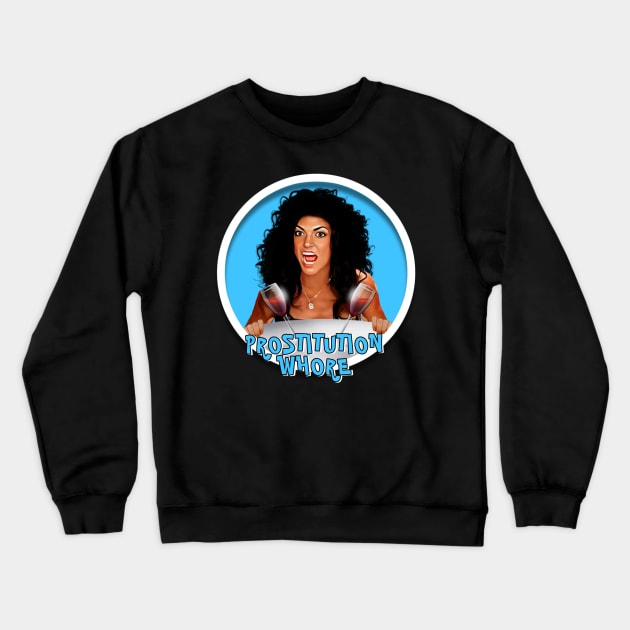 Real Housewives of New Jersey Crewneck Sweatshirt by Zbornak Designs